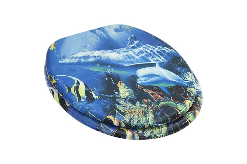 vidaXL 140806 Wc Toilet Seat Mdf Lid Dolphins vidaXL 140806 Wc Toilet Seat Mdf Lid Dolphins