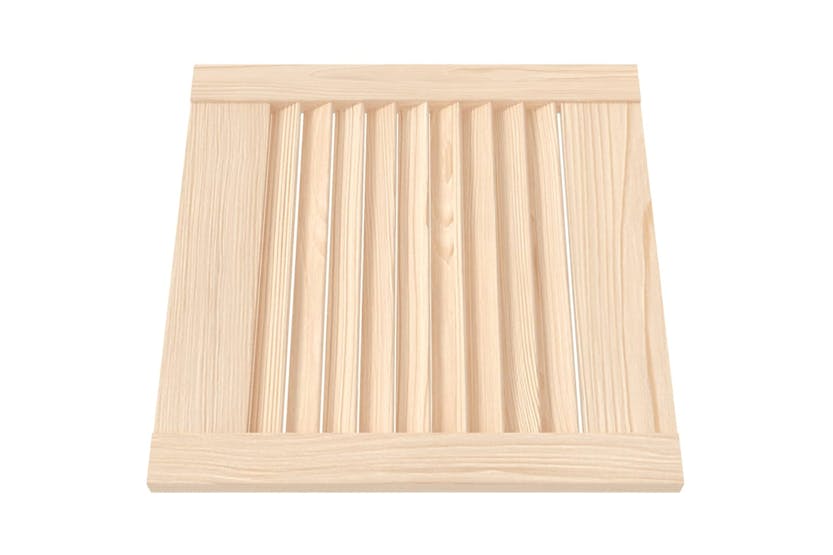 vidaXL 151108 Louvred Doors 4 Pcs Solid Pine Wood 39.5x39.4cm vidaXL 151108 Louvred Doors 4 Pcs Solid Pine Wood 39.5x39.4cm