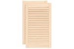 vidaXL 151125 Louvred Doors 2 Pcs Solid Pine Wood 69x39.4cm vidaXL 151125 Louvred Doors 2 Pcs Solid Pine Wood 69x39.4cm