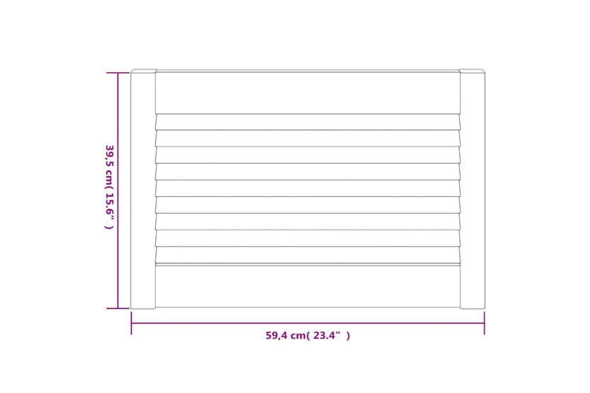 vidaXL 151114 Louvred Doors 4 Pcs Solid Pine Wood 39.5x59.4cm vidaXL 151114 Louvred Doors 4 Pcs Solid Pine Wood 39.5x59.4cm