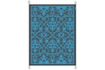 Bo-camp Outdoor Rug Chill Mat Oriental 2.7x2 M L Blue Bo-camp Outdoor Rug Chill Mat Oriental 2.7x2 M L Blue