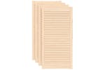 vidaXL 151138 Louvred Doors 4 Pcs Solid Pine Wood 99.3x49.4cm vidaXL 151138 Louvred Doors 4 Pcs Solid Pine Wood 99.3x49.4cm