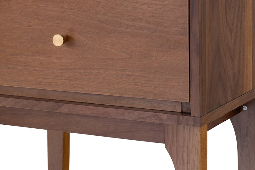 Samuel Bedside Table | 1 Drawer | Walnut Effect Samuel Bedside Table | 1 Drawer | Walnut Effect
