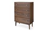 Samuel Chest Of Drawer | 4 Drawer | Walnut Effect Samuel Chest Of Drawer | 4 Drawer | Walnut Effect