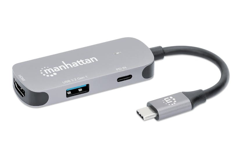 Manhattan 3-in-1 USB-C to HDMI Docking Converter with Power Delivery