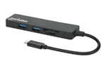 Manhattan 3 Port USB-C Hub with Card Reader Manhattan 3 Port USB-C Hub with Card Reader
