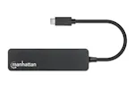 Manhattan 3 Port USB-C Hub with Card Reader Manhattan 3 Port USB-C Hub with Card Reader
