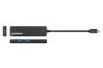 Manhattan 3 Port USB-C Hub with Card Reader Manhattan 3 Port USB-C Hub with Card Reader