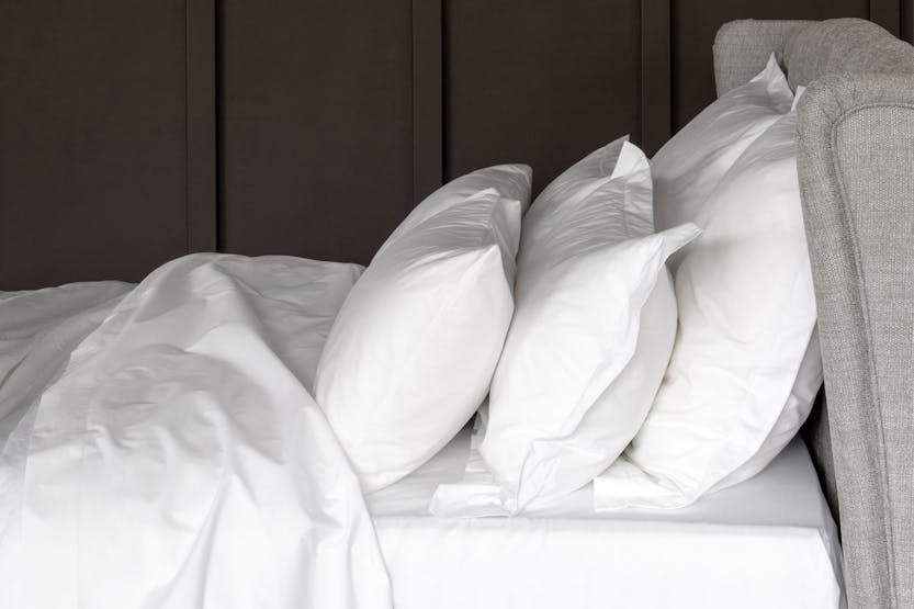 The Linen Room | 500 Thread Count Cotton Percale Pillowcase Pair | White The Linen Room | 500 Thread Count Cotton Percale Pillowcase Pair | White