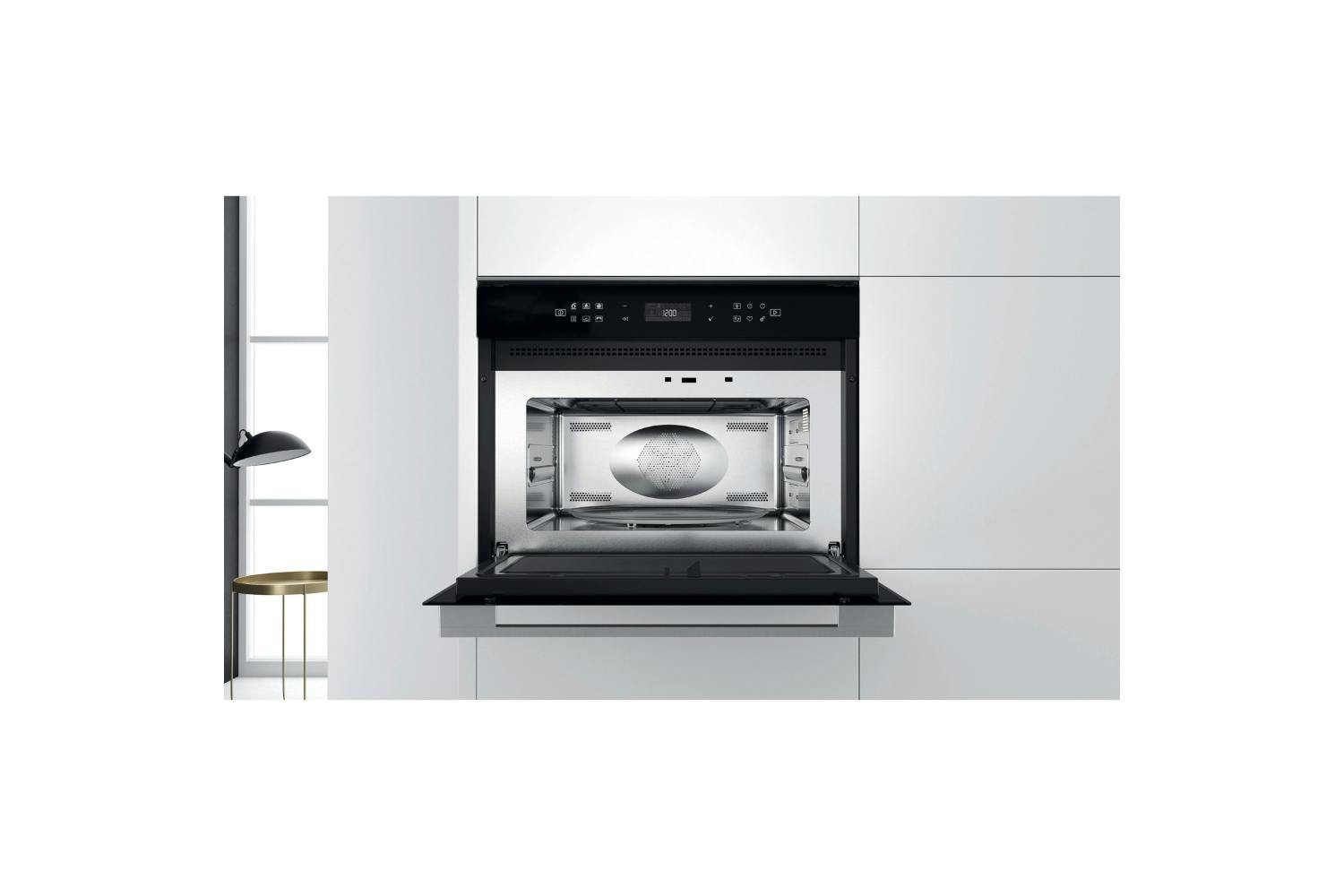 Whirlpool 40L 900W Built-in Combination Microwave | W7MW461UK | Stainless Steel