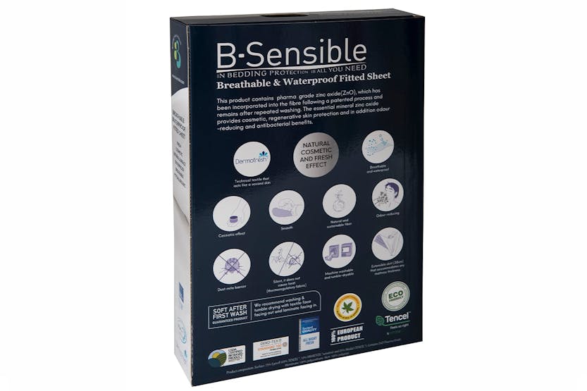B-Sensible | NaturZinc Mattress Protector | Extra Deep | Double B-Sensible | NaturZinc Mattress Protector | Extra Deep | Double