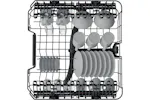 Whirlpool Integrated Dishwasher | 14 Place | WIC3C26NUK Whirlpool Integrated Dishwasher | 14 Place | WIC3C26NUK
