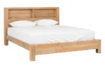 Coolmore Storage Headboard Bed Frame | Super King | 6ft | Natural Coolmore Storage Headboard Bed Frame | Super King | 6ft | Natural