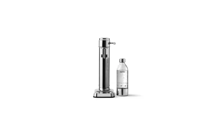 Aarke Carbonator 3 Sparkling Water Maker & CO2 Cylinder | Steel Aarke Carbonator 3 Sparkling Water Maker & CO2 Cylinder | Steel