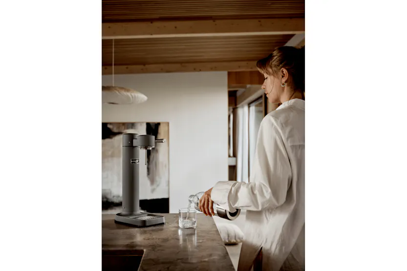 Aarke Carbonator 3 Sparkling Water Maker & CO2 Cylinder | Matte Grey Aarke Carbonator 3 Sparkling Water Maker & CO2 Cylinder | Matte Grey