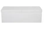 Songmics Flipping Lid Storage Ottoman | White Songmics Flipping Lid Storage Ottoman | White