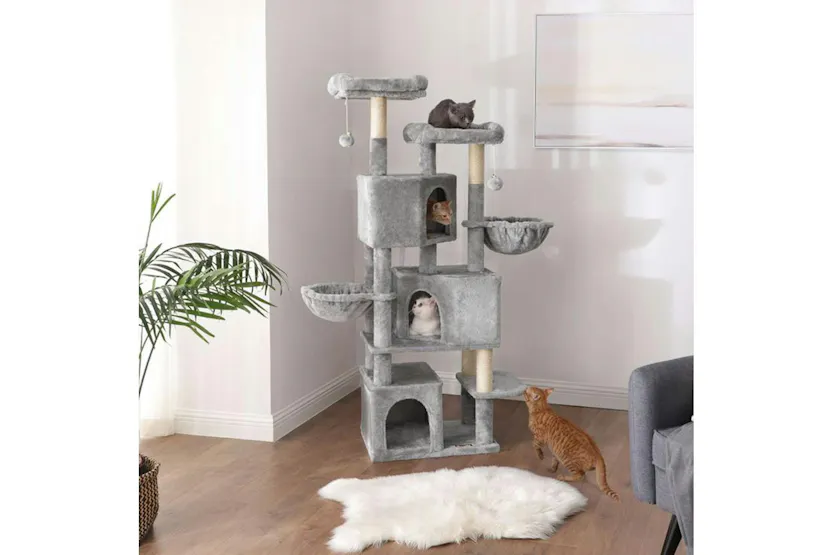Feandrea Multilayer Large Cat Tree | Light Gray Feandrea Multilayer Large Cat Tree | Light Gray