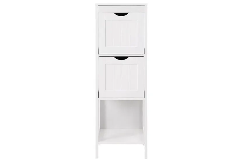 Vasagle BBC42WT Bathroom Shelf with 2 Drawers Vasagle BBC42WT Bathroom Shelf with 2 Drawers