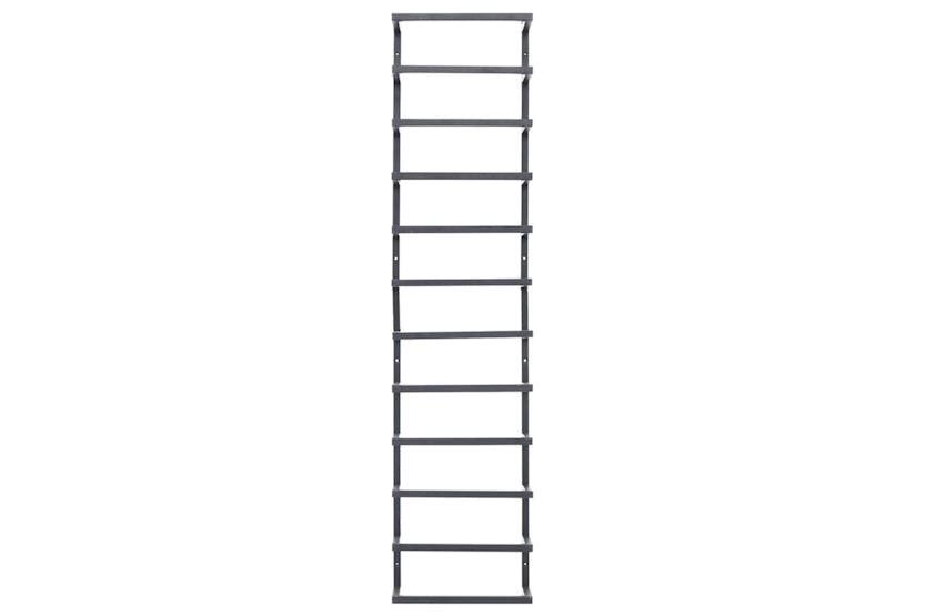 vidaXL 336125 Towel Rack Black 24x12x96cm Steel vidaXL 336125 Towel Rack Black 24x12x96cm Steel