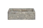 vidaXL 149185 Sink Grey 40x40x12cm Marble vidaXL 149185 Sink Grey 40x40x12cm Marble