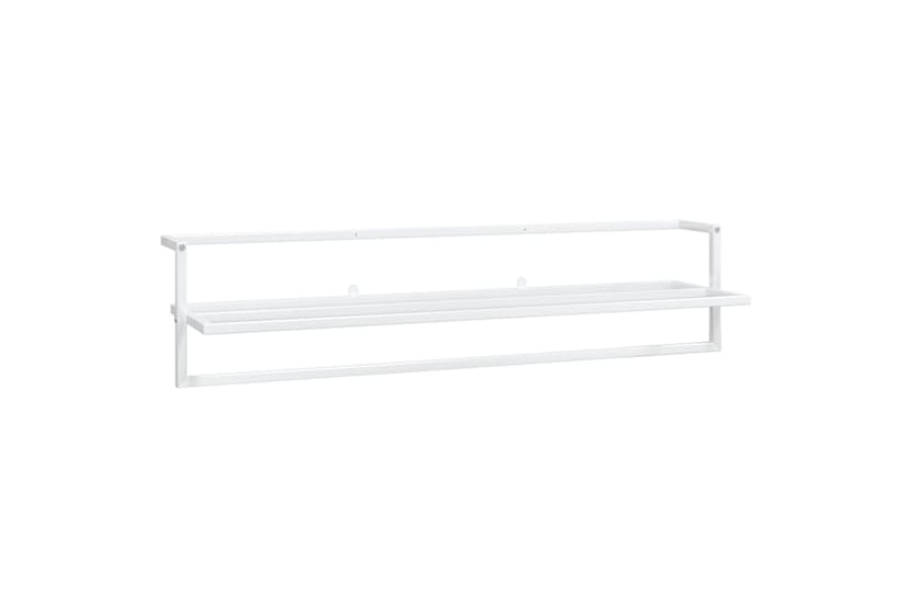 vidaXL 343093 Towel Rack White 95x25x22cm Iron vidaXL 343093 Towel Rack White 95x25x22cm Iron
