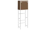 vidaXL 343143 2-tier Storage Rack Over Toilet Brown 56x30x170cm Iron vidaXL 343143 2-tier Storage Rack Over Toilet Brown 56x30x170cm Iron