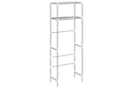 vidaXL 343134 2-tier Storage Rack Over Toilet Grey 53.5x28x143cm Iron vidaXL 343134 2-tier Storage Rack Over Toilet Grey 53.5x28x143cm Iron