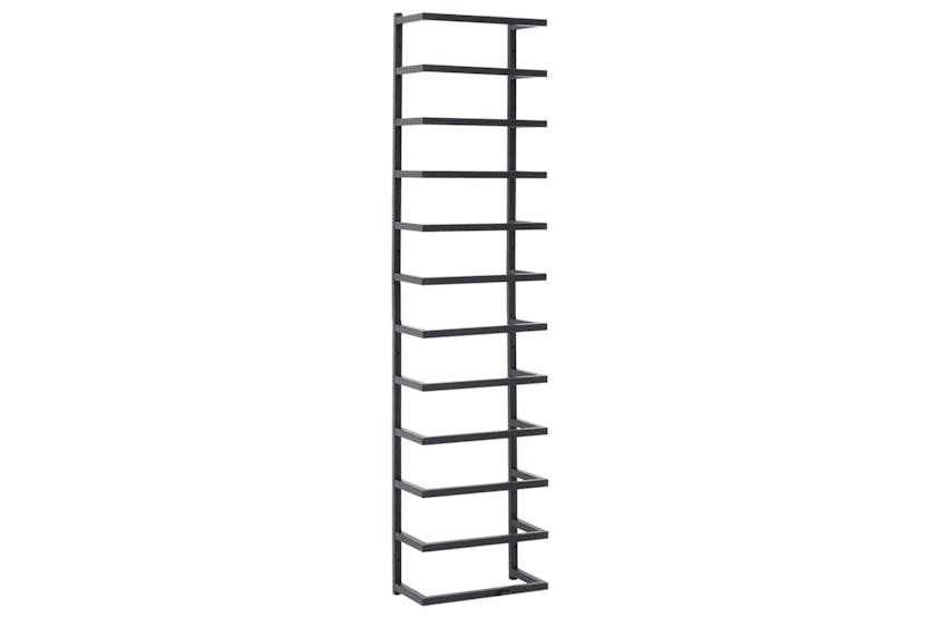 vidaXL 336125 Towel Rack Black 24x12x96cm Steel vidaXL 336125 Towel Rack Black 24x12x96cm Steel