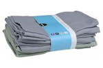 Mininor Organic Muslin Cloth | Grey Seal/Willow Green | 6 Pieces Mininor Organic Muslin Cloth | Grey Seal/Willow Green | 6 Pieces