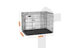 Feandrea PPD42BK XL with 2 Doors Dog Cage Feandrea PPD42BK XL with 2 Doors Dog Cage