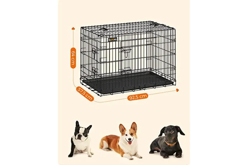 Feandrea PPD36H XL with 2 Doors Dog Cage Feandrea PPD36H XL with 2 Doors Dog Cage