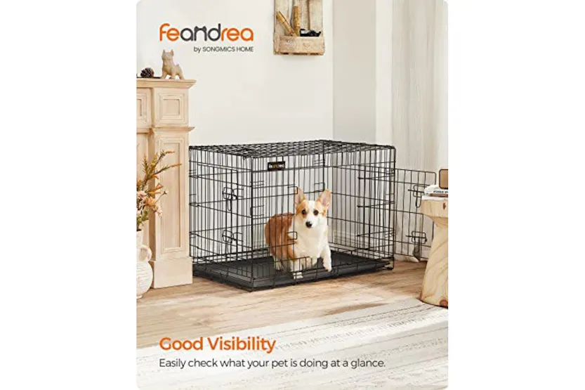 Feandrea PPD36H XL with 2 Doors Dog Cage Feandrea PPD36H XL with 2 Doors Dog Cage