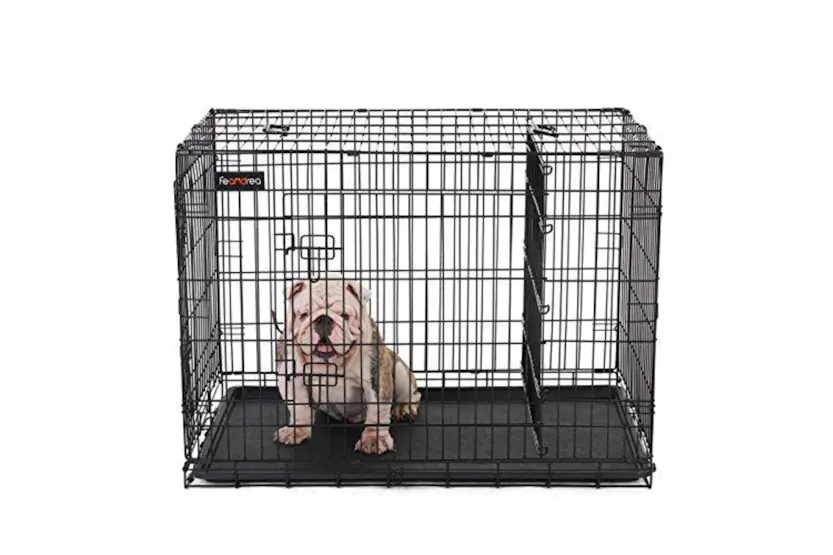 Feandrea PPD42BK XL with 2 Doors Dog Cage Feandrea PPD42BK XL with 2 Doors Dog Cage