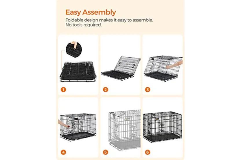 Feandrea PPD36H XL with 2 Doors Dog Cage Feandrea PPD36H XL with 2 Doors Dog Cage