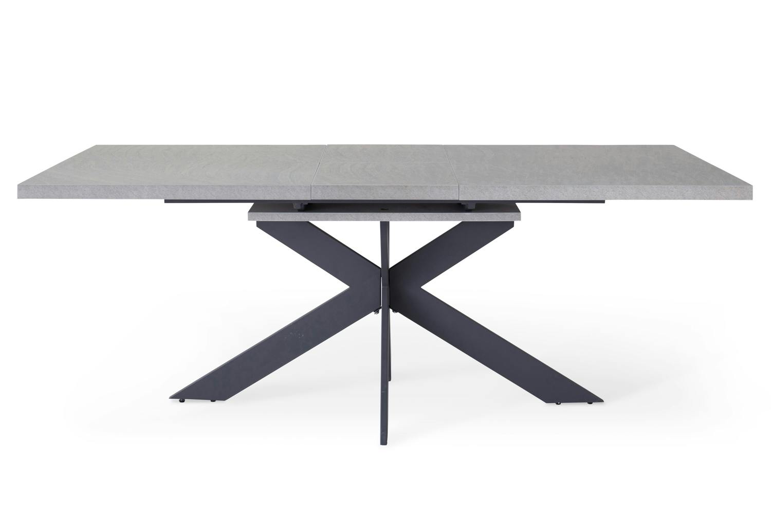 Ark Rectangular Extending Dining Table | Grey