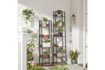 Vasagle Ladder Shelves | Narrow | 5 Shelves | Rustic Brown/Black Vasagle Ladder Shelves | Narrow | 5 Shelves | Rustic Brown/Black