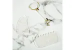 White Lotus PR242 Clear Quartz Crystal Comb White Lotus PR242 Clear Quartz Crystal Comb