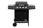 vidaXL 3053622 Gas Bbq Grill With 4 Burners Black vidaXL 3053622 Gas Bbq Grill With 4 Burners Black