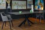 Harlie Rectangular Dining Table | 200 Cm | Black Harlie Rectangular Dining Table | 200 Cm | Black