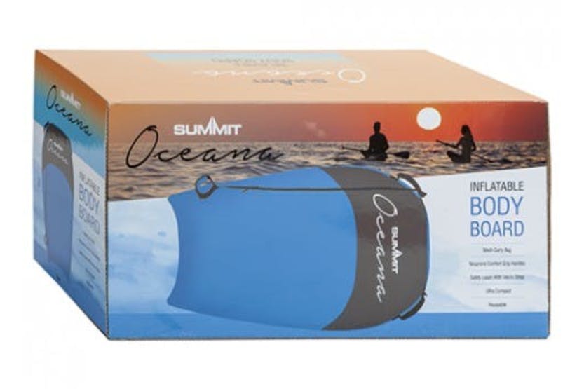 Summit 979053 Summit Oceana Inflatable Body Board | Blue Summit 979053 Summit Oceana Inflatable Body Board | Blue