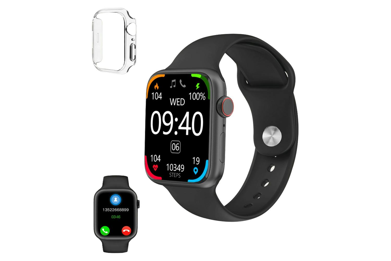 Ksix Urban 4 Mini Smartwatch for Small Wrists | 41mm | Black