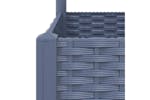 vidaXL Garden Planter With Trellis Dark Grey 120x120x121.5cm Pp vidaXL Garden Planter With Trellis Dark Grey 120x120x121.5cm Pp