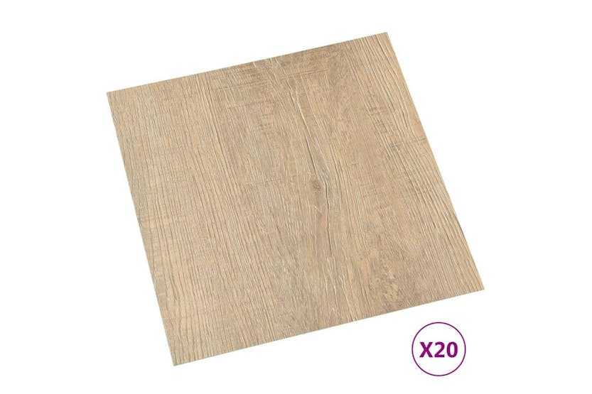 Vidaxl Self-adhesive Flooring Planks 20 Pcs Pvc 1.86 M² Brown Vidaxl Self-adhesive Flooring Planks 20 Pcs Pvc 1.86 M² Brown