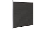 vidaXL Fence Panel Wpc 175x186cm Black vidaXL Fence Panel Wpc 175x186cm Black