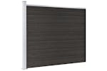 vidaXL Fence Panel Wpc 175x146cm Grey vidaXL Fence Panel Wpc 175x146cm Grey