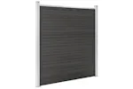 vidaXL Garden Fence Wpc 180x186cm Grey vidaXL Garden Fence Wpc 180x186cm Grey