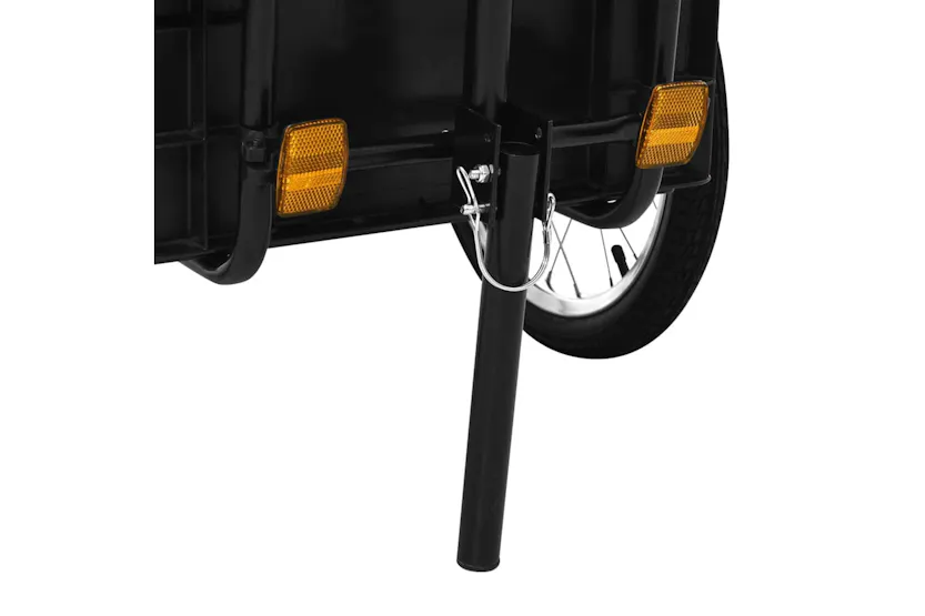 vidaXL Bike Trailer/hand Wagon 155x60x83cm Steel Black vidaXL Bike Trailer/hand Wagon 155x60x83cm Steel Black