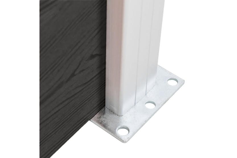 vidaXL Fence Panel Wpc 175x146cm Grey vidaXL Fence Panel Wpc 175x146cm Grey