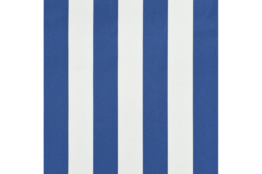 vidaXL Bistro Awning 400x120cm Blue And White vidaXL Bistro Awning 400x120cm Blue And White