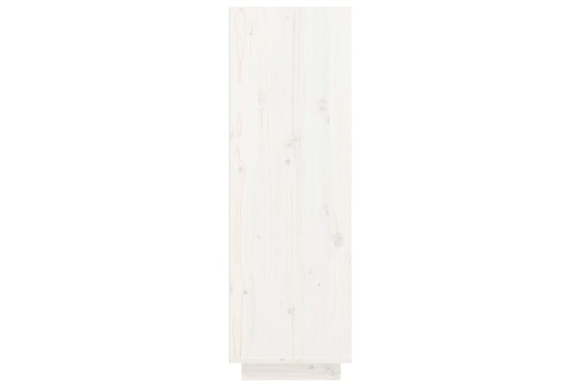vidaXL Shoe Cabinet White 30x34x105cm Solid Wood Pine vidaXL Shoe Cabinet White 30x34x105cm Solid Wood Pine